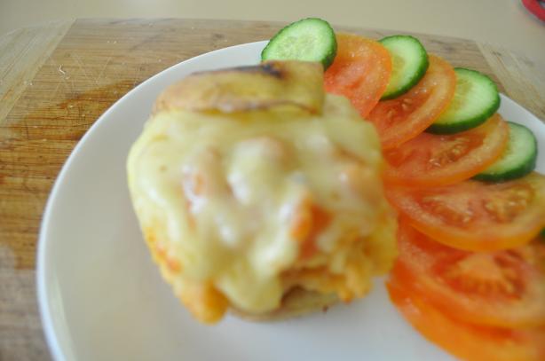 Bean Stuffed Potatoes. Photo by I'mPat
