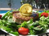 Grilled Tuna Steaks With Lemon-Pepper Butter