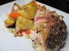 Bacon-Roasted Chicken With Potatoes