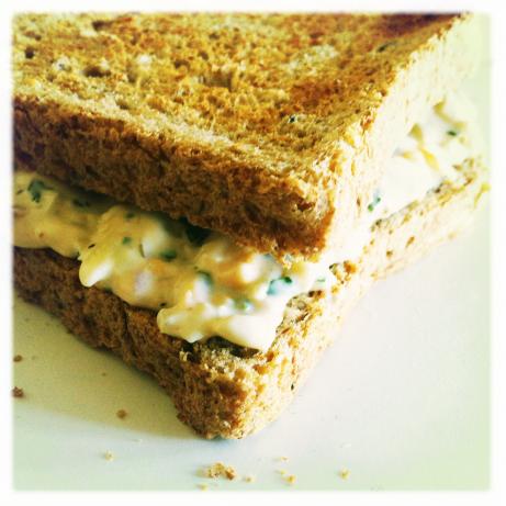 British-Style Cheese and Onion Sandwich for 2. Photo by gilhoo
