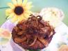 Open-Face Veg Burgers With Sauteed Onions. Recipe by save the cows