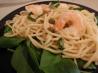 Shrimp and Basil Pasta. Recipe by appelcakes