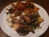 Pancetta & Boursin Polenta With Sauteed Mixed Mushrooms