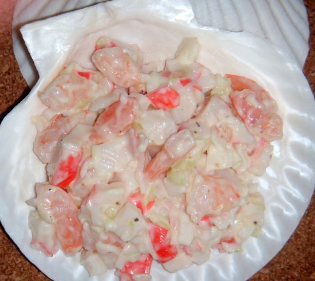 Seafood Salad With Shrimp and Crab. Photo by A Pinch of This ...