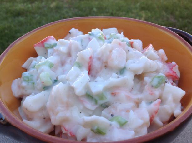 Seafood Salad With Shrimp and Crab. Photo by AZPARZYCH