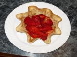 Fresh Fruit in Baked Tortilla Shell. Photo by Stoblogger