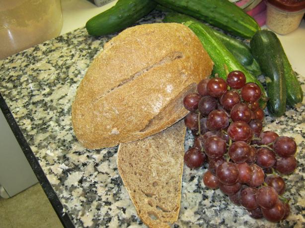 100% Whole Wheat Bread, Plain and Simple (No-Knead). Photo by Chef Kate