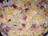 Cheesy Potatoes With Smoked Sausage