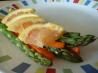Grilled Asparagus and Carrots With Grapefruit Dill Sauce. Recipe by Cookgirl