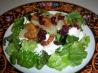 Pear & Walnut Salad W/Creamy Bleu (Blue) Cheese Dressing. Recipe by TheShields