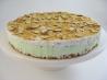 Easter Pistachio Almond Pudding Pie. Recipe by Nancy Fox