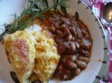 Pesto Infused White Bean and Sun-Dried Tomato Stew (Crockpot)