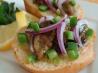 Jalapeno and Sardine Tartines. Recipe by Bergy