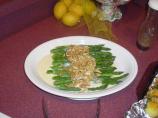 Asparagus With Creamy Mustard Sauce and Buttered Almonds