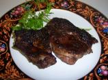 Cast Iron Grilled Chuck Eye (Poor Mans Rib-Eye) Steaks W/Spicy R