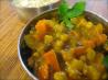 Sweet Savory Chick Pea Curry. Recipe by Vegetarian Hostess