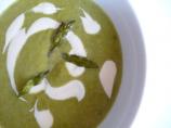 Asparagus Soup With Lemon Creme Fraiche