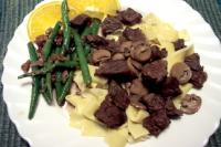 Sirloin Tips in Wine