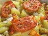 Potato Gratin With Peppers, Onions, and Tomatoes. Recipe by lazyme
