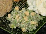 Quick & Simple Green Pea & Cheddar Salad
