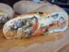 Stromboli With Prosciutto, Peppers, Onions, Garlic & Shrooms