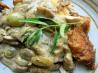Crispy Roast Chicken With Riesling, Grapes and Tarragon