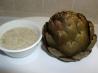 Steamed Artichokes With Garlicky Dipping Sauce