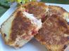 Grilled Pepperoni & Mozzarella Cheese Pizza Sandwich