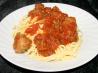 Meat-Lover's Slow Cooker Spaghetti Sauce. Recipe by Lainey6605