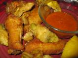 Fried Chicken and Artichokes With Salsa Brava