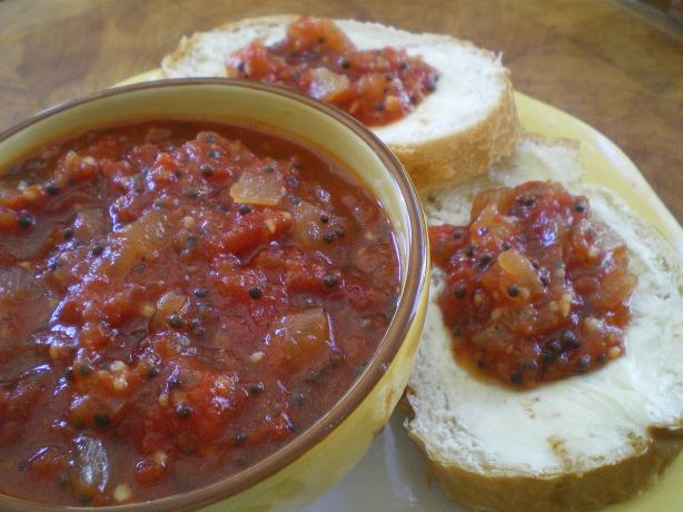 Tomato Chilli (Chile) Jam. Photo by Julie B's Hive