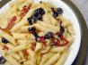Penne With Sun-Dried Tomatoes and Asiago Cheese. Recipe by Pandi