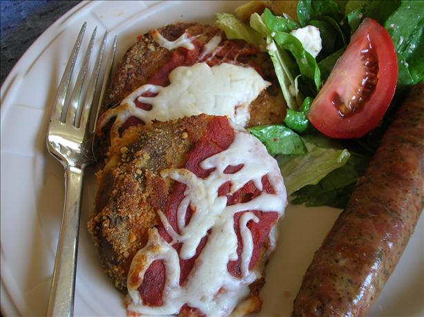 Easy Eggplant (Aubergine) Parmesan. Photo by Pam-I-Am