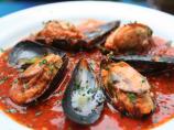 Stuffed Mussels in Spicy Tomato Sauce