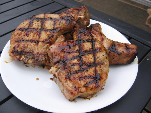 Greek-Alicious Grilled Pork Chops. Photo by K9 Owned