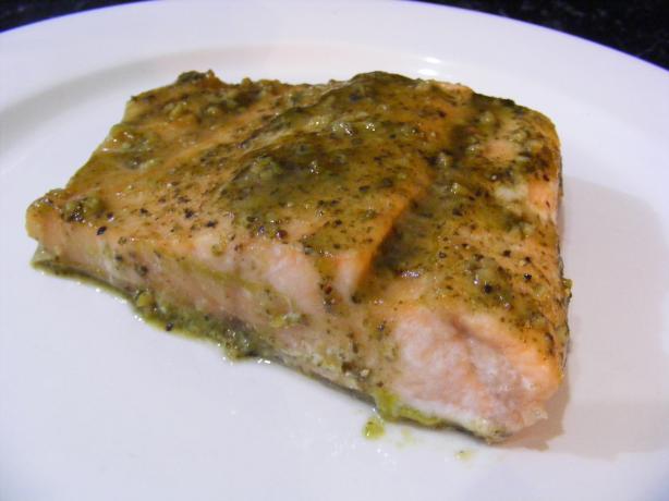 Sweet Pesto Salmon. Photo by Sara 76