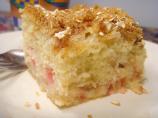 Rosa’s Rhubarb Cake