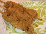 Chicken Fried Steak on Stick With Whatsthishere Sauce. Photo by Shelby Jo