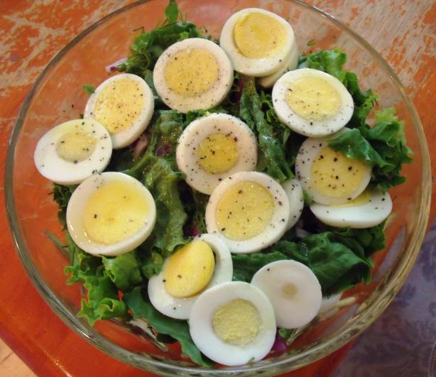 Lettuce and Egg Salad. Photo by Maryland Jim
