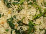 Spinach Rice -- Spanakorizo