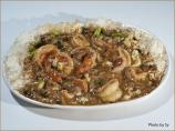 Shrimp With Black Beans in Lobster Sauce
