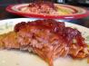 Mustard-Roasted Salmon With Lingonberry Sauce
