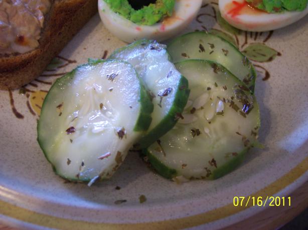Pickled Cucumbers. Photo by Nyteglori