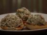 Chicken Tahini Salad With Pine Nuts on Mini Pita Rounds. Recipe by alligirl