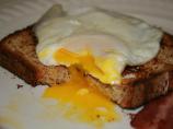 Perfect Runny Egg over Toast (No Oil, Non-Stick Skillet)