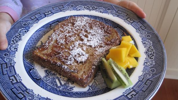 Vegan French Toast With Coconut Milk & Banana. Photo by magpie diner