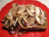 Olsmorgas (Open-Face Mushroom and Onion Sandwich)