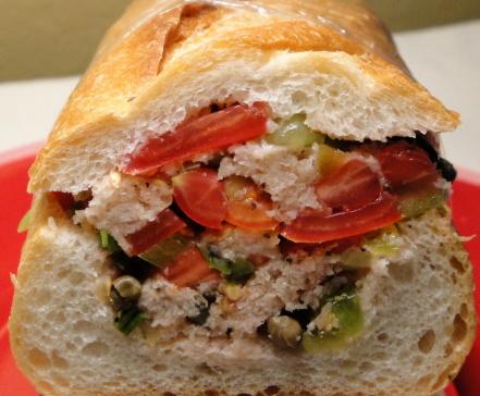 Stuffed Picnic Loaf. Photo by Debbwl