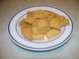 Vegan Chickpea Crackers. Photo by Jujubegirl
