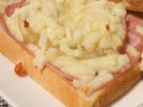 Toast Hawaii - Open Faced Sandwich for a Snack or Dinner. Photo by Sarah_Jayne